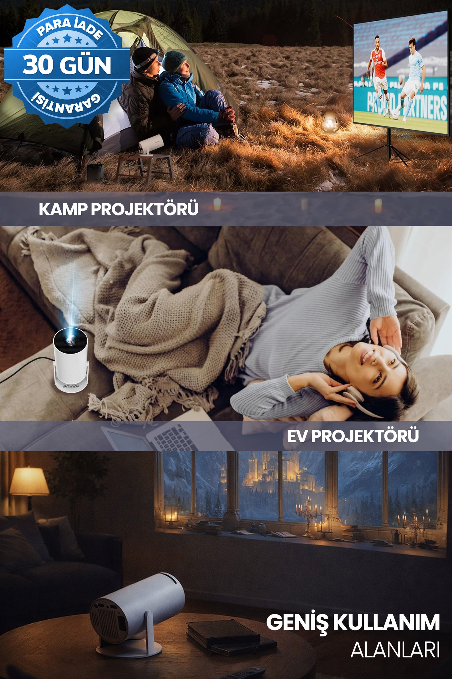 2026 FIRE502 Ev Sineması Projektör