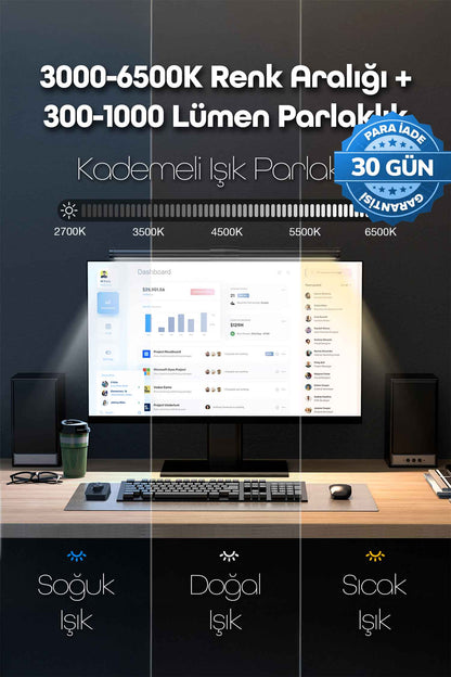 Monitör Lambası Kumandalı