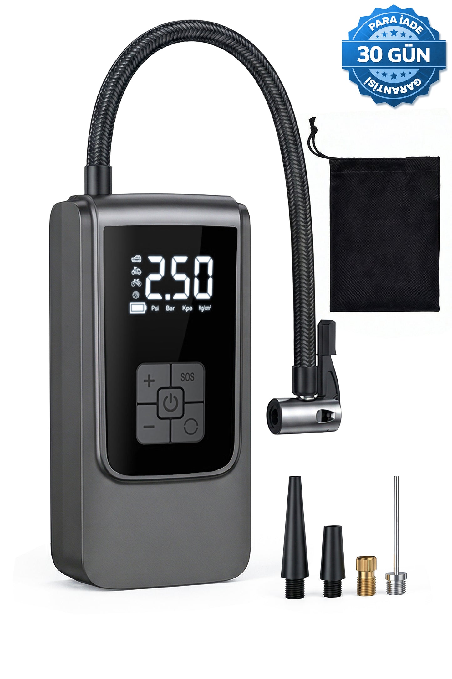 Şarjlı Taşınabilir Çok Amaçlı Kompresör