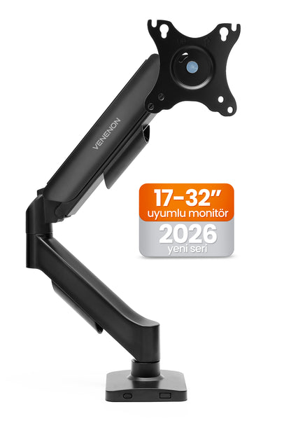 Hareketli Monitör Kolu 2026 Ergonomik Gazlı