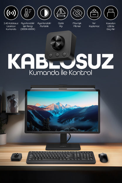 Monitör Lambası Kumandalı