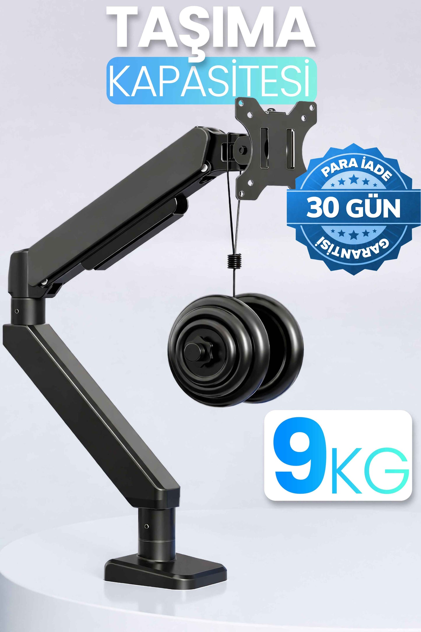 Hareketli Monitör Kolu 2026 Ergonomik Gazlı