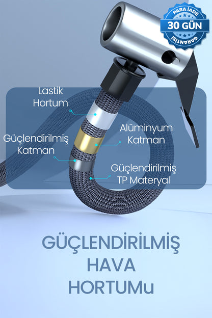 Şarjlı Taşınabilir Çok Amaçlı Kompresör