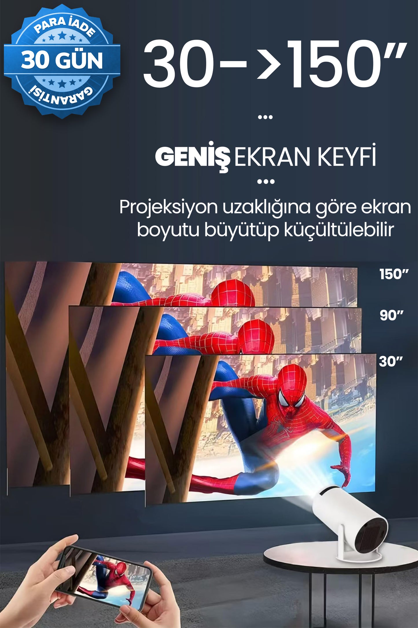 2026 FIRE502 Ev Sineması Projektör