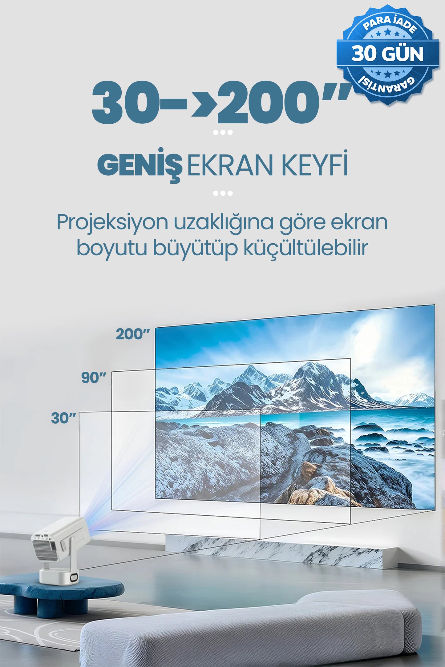 Sun602 Ev Sineması Projektör Auto Focus