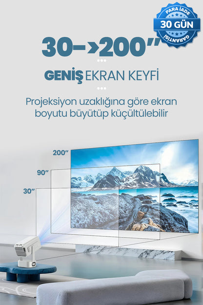 Sun602 Ev Sineması Projektör Auto Focus