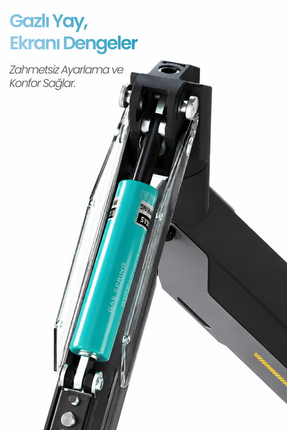 Armada Monitör Kolu Arm 75x75 – 200x200 VESA Uyumluluğu — 24"–57" 30kg Kapasiteli