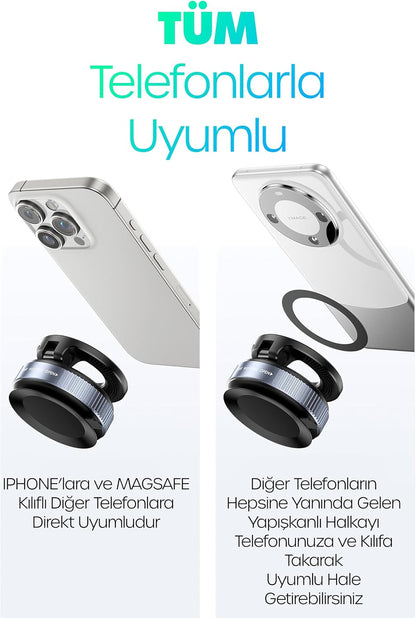2026 Yeni Vacumlu Manyetik Telefon Tutucu