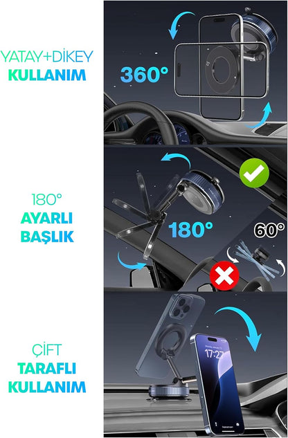 2026 Yeni Vacumlu Manyetik Telefon Tutucu