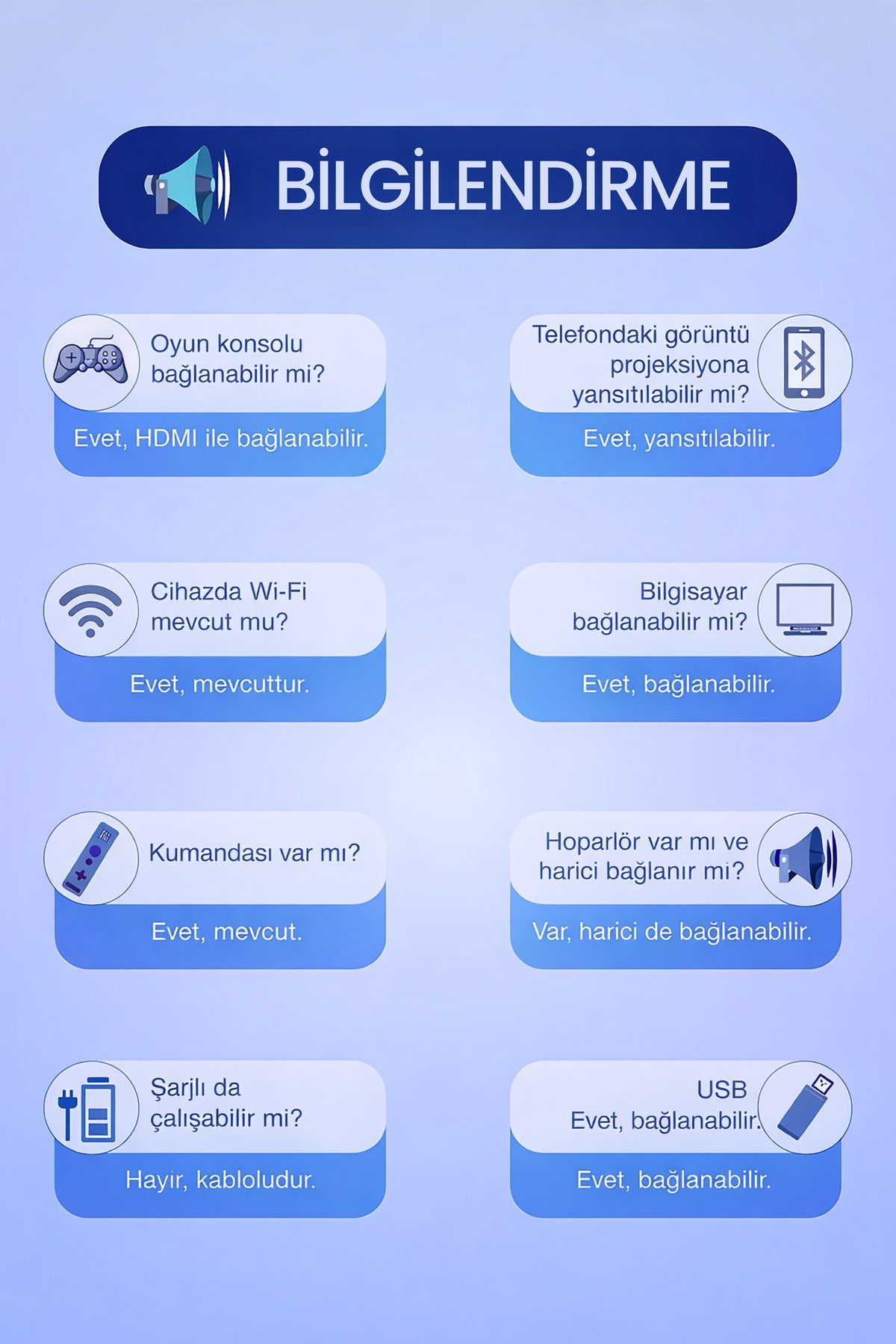 Ev Sineması Projektör Auto Focus